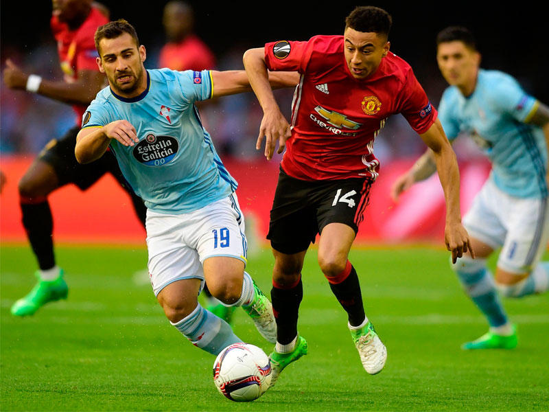 جانب من مباراة الذهاب بين يوفنتوس وسلتا فيغو