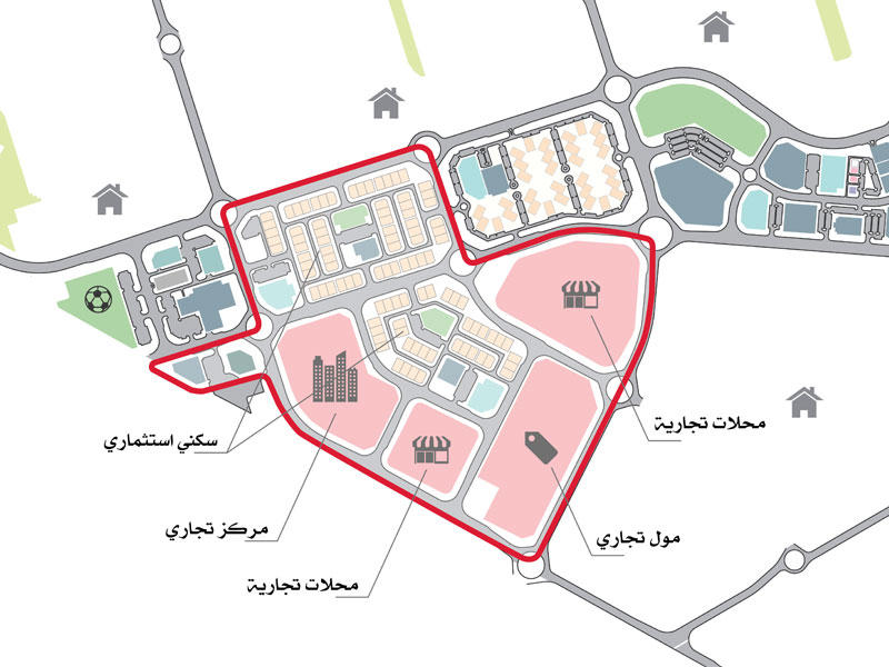 خريطة لفرص مدينة جابر الأحمد الاستثمارية