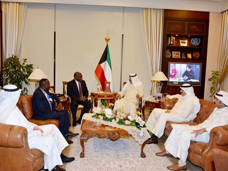 الجارالله خلال لقائه مع وكيل وزارة خارجية غاناn