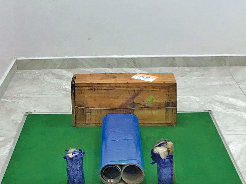 العدة المستخدمة في تهريب المخدرات