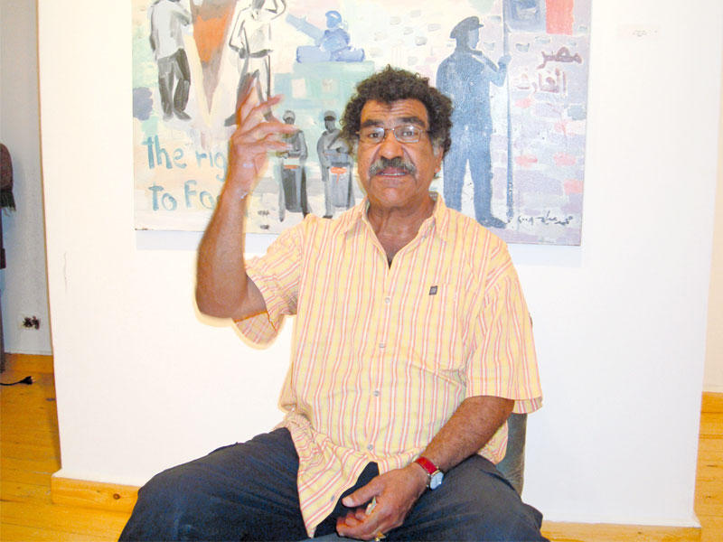 الفنان المصري محمد عبلة