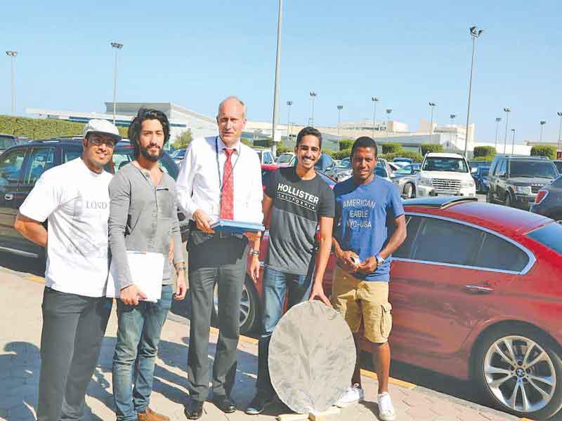 الطلبة خلال المشروع 