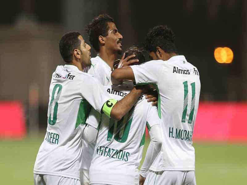 فرحة لاعبي الأهلي السعودي