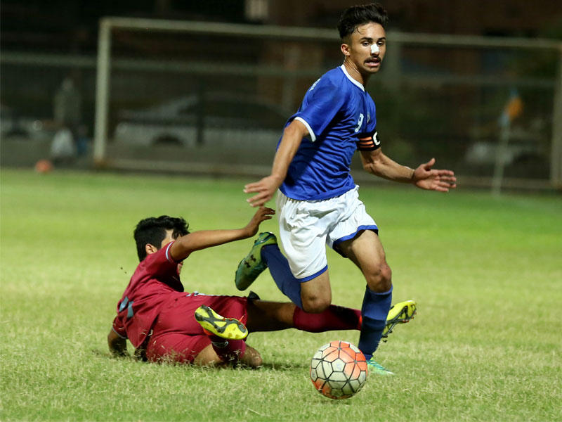 لقطة من مباراة سابقة