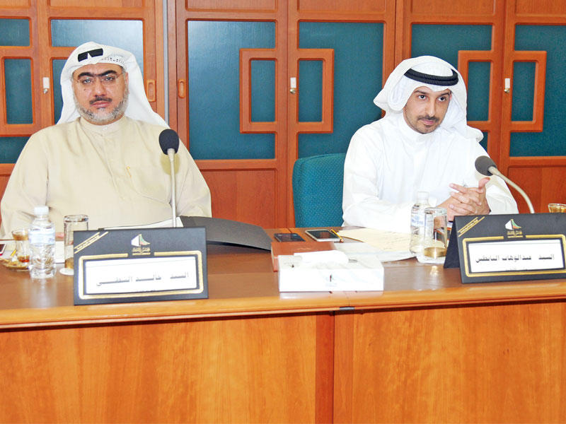 البابطين والشطي في اجتماع «الأموال العامة» أمس