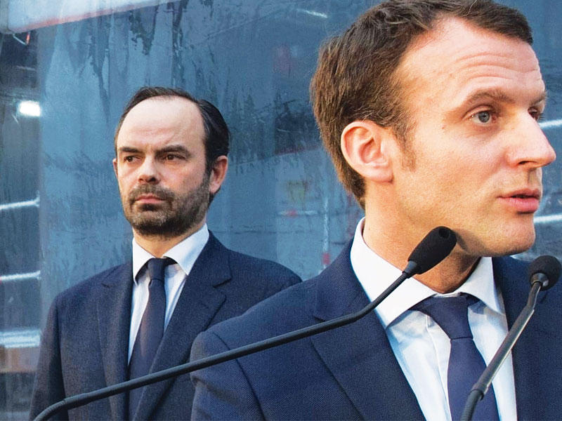 الرئيس الفرنسي إيمانويل ماكرون