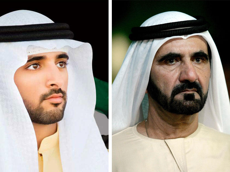 محمد بن راشد و حمدان بن محمد 