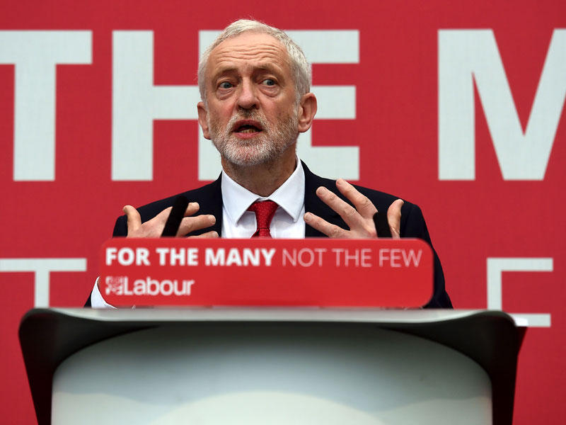 زعيم حزب العمال المعارض جيريمي كوربن