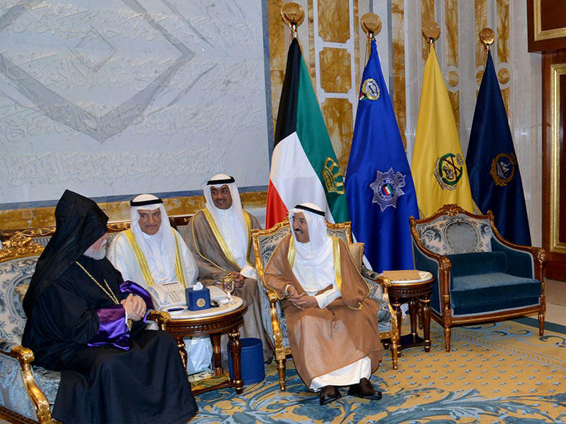 صاحب السمو مستقبلاً البطريرك آرام الأول