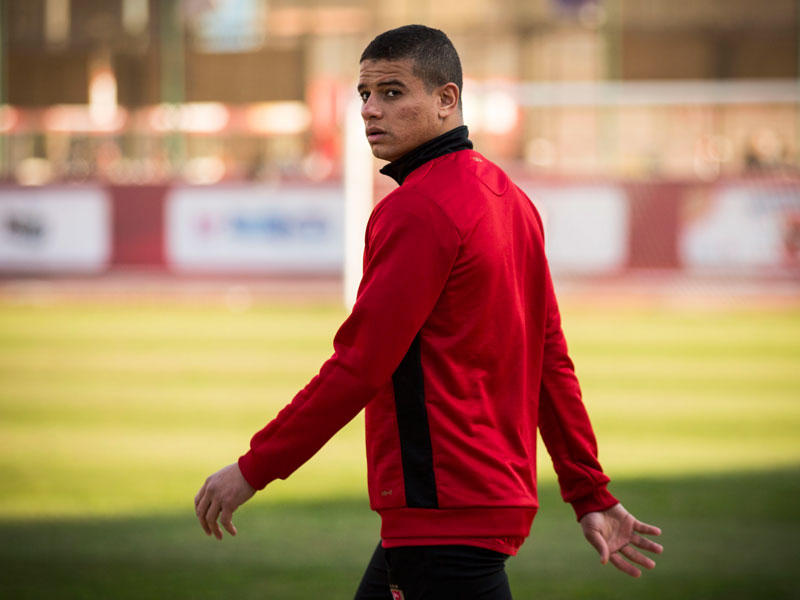 سعد سمير مدافع فريق النادي الأهلي