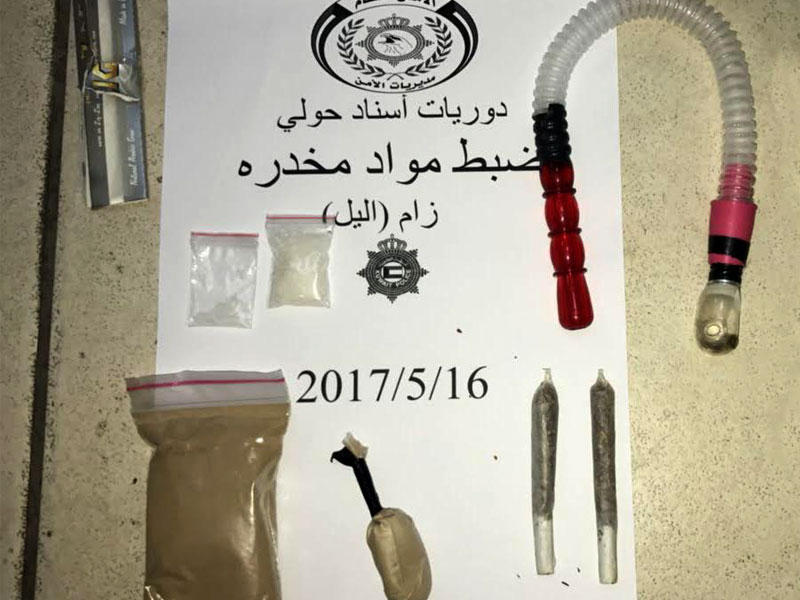 جانب من المضبوطات