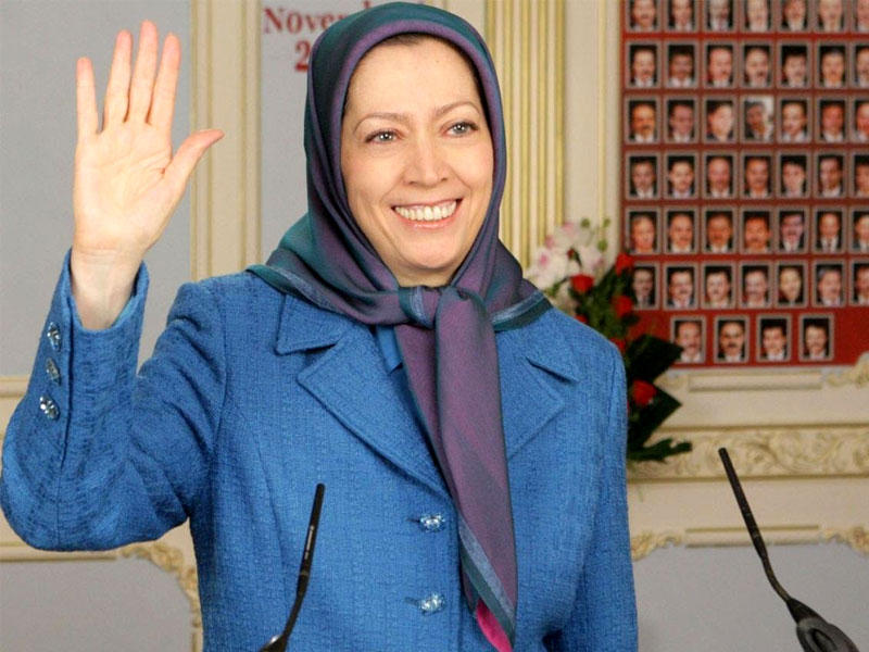 زعيمة المعارضة الإيرانية في الخارج مريم رجوي
