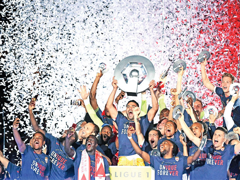 جانب من حفل تتويج موناكو