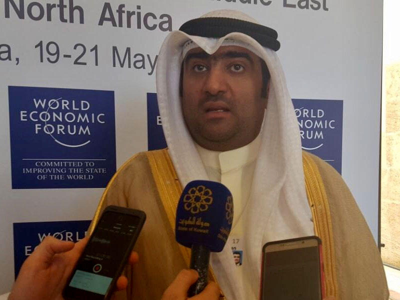  وزير التجارة والصناعة وزير الدولة لشؤون الشباب بالوكالة الكويتي خالد الروضان 