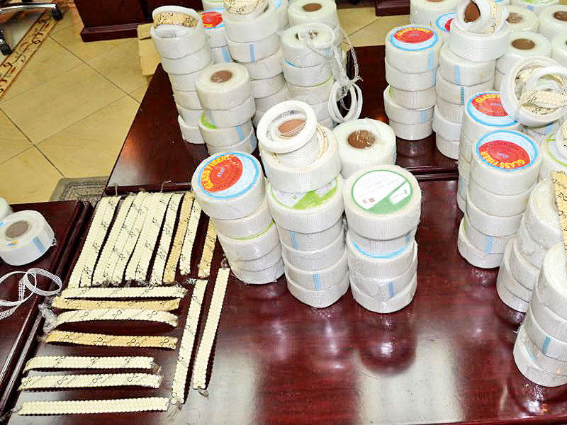 جانب من المضبوطات