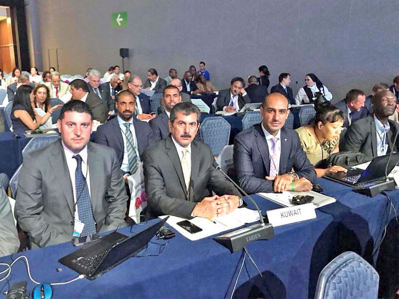 المكراد خلال منتدى الحد من مخاطر الكوارث