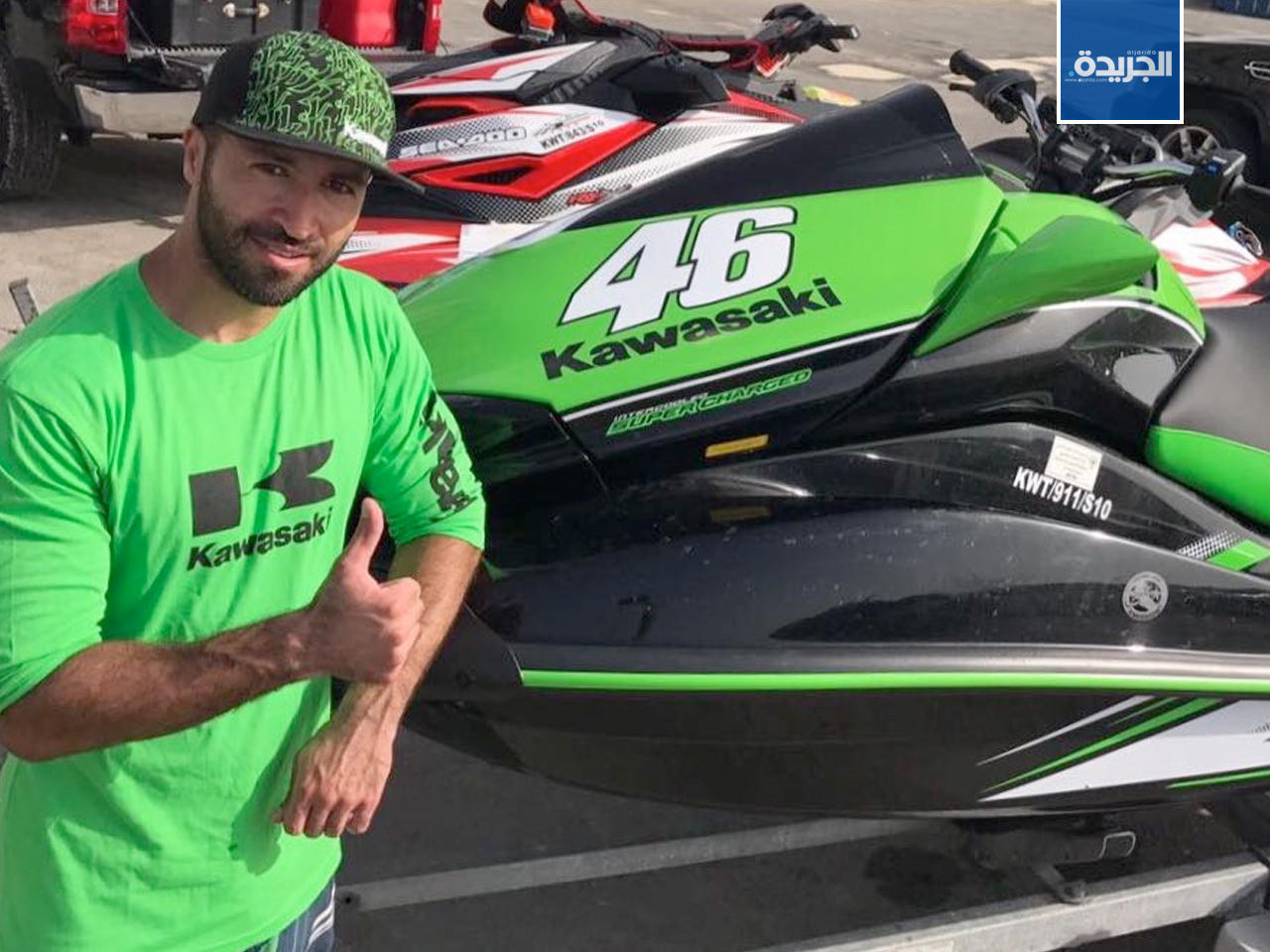 بطل العالم للدراجات المائية، الكويتي يوسف العبدالرزاق
