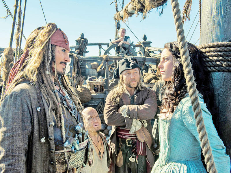لقطة من «قراصنة الكاريبي»n