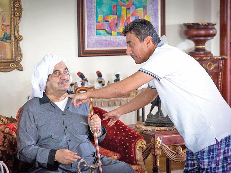 عبدالحسين عبدالرضا مع ناصر القصبي في «سيلفي 3»