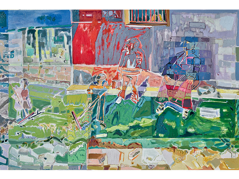 لوحة لعايدا حلوم