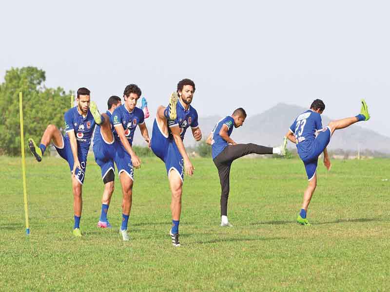 جانب من تدريبات سابقة للأهلي