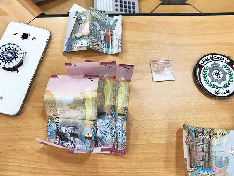 جانب من المضبوطات