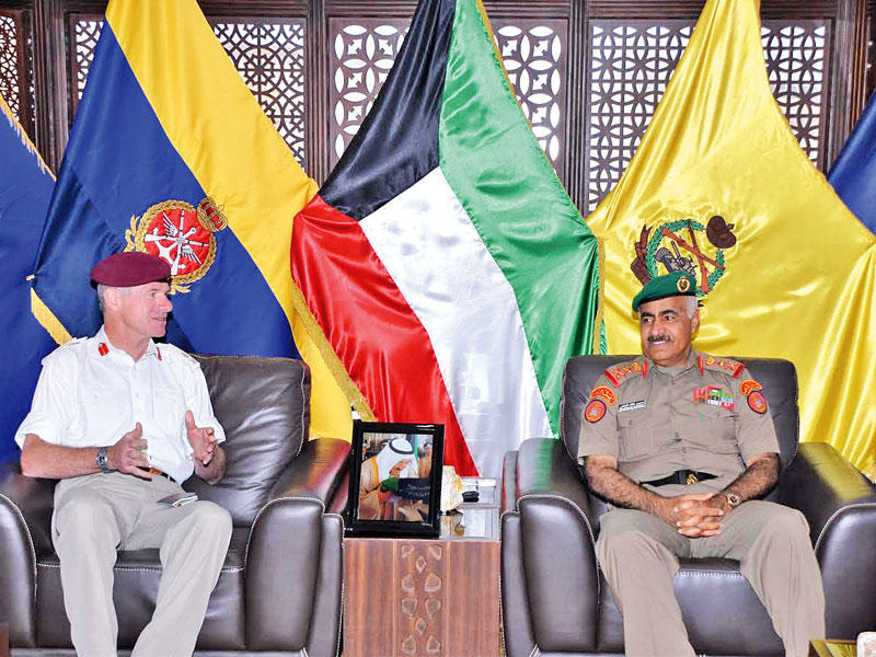 الخضر مستقبلاً المسؤول البريطاني