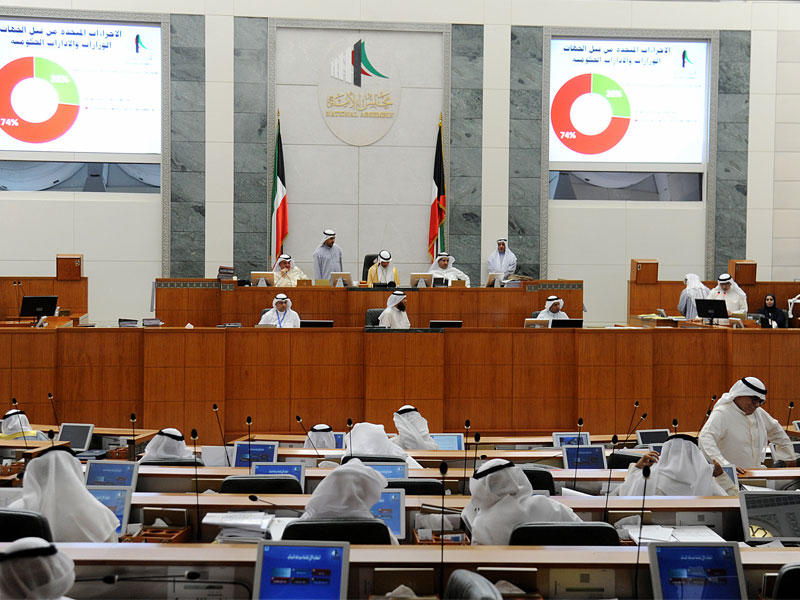 المجلس يقر الميزانية العامة قبيل فض دور الانعقاد (تصوير عبدالله الخلف)
