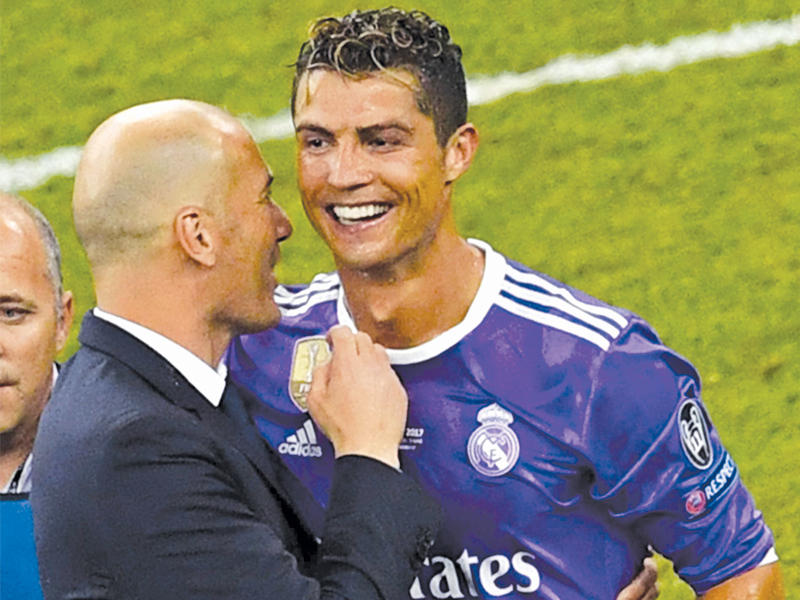 زيدان وكريستيانو