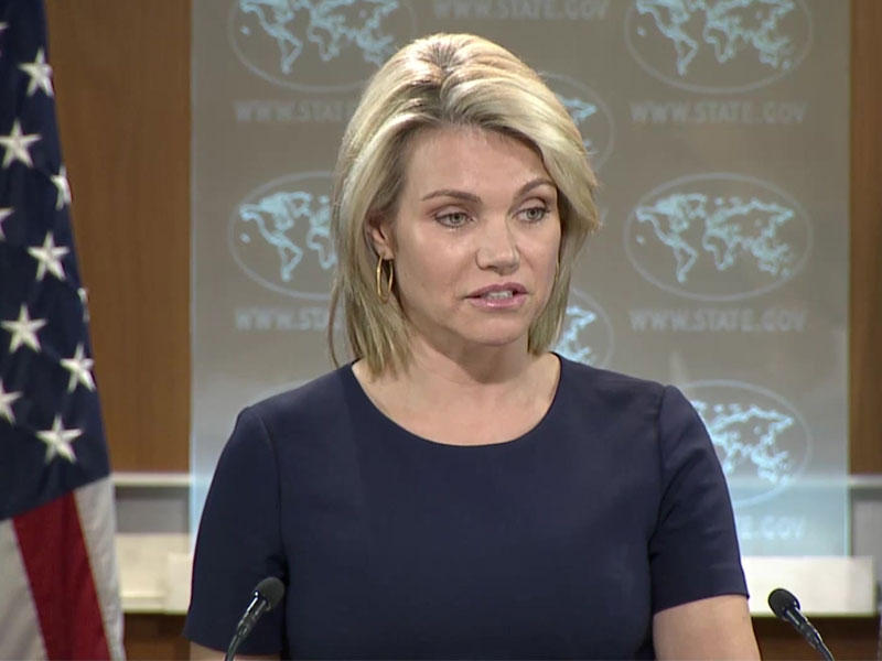 المتحدثة باسم وزارة الخارجية الأميركية هيذر نويرت