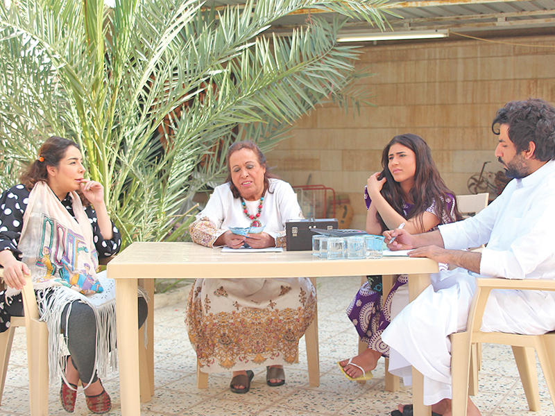 حياة الفهد في لقطة من مسلسل «رمانة»