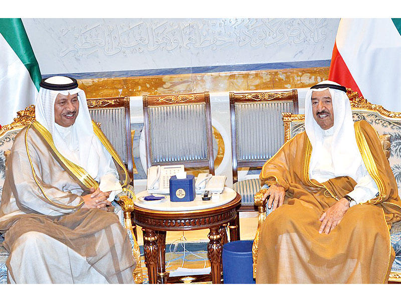 الأمير مستقبلاً المبارك أمس