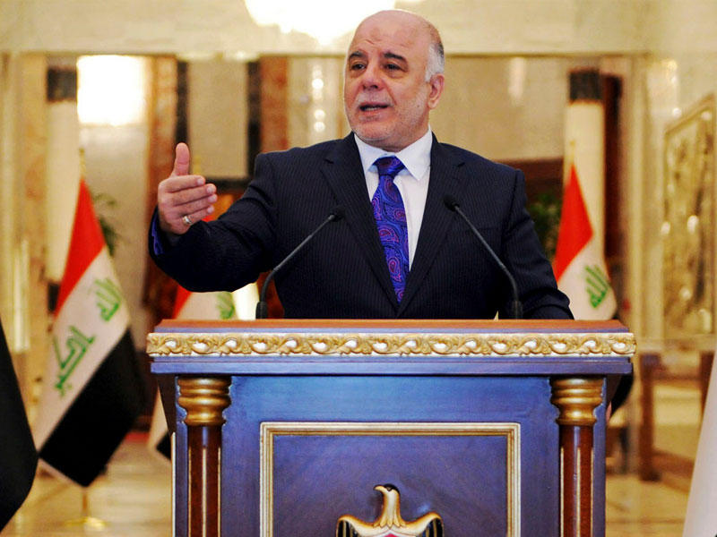 رئيس الحكومة العراقية القائد العام للقوات المسلحة حيدر العبادي