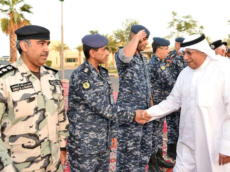 الجراح لدى وصوله إلى معسكر القوات الخاصةn