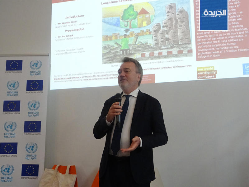  مدير عام عمليات وكالة الأمم المتحدة لإغاثة وتشغيل اللاجئين الفلسطينيين في الشرق الأدنى (اونروا) بو شاك