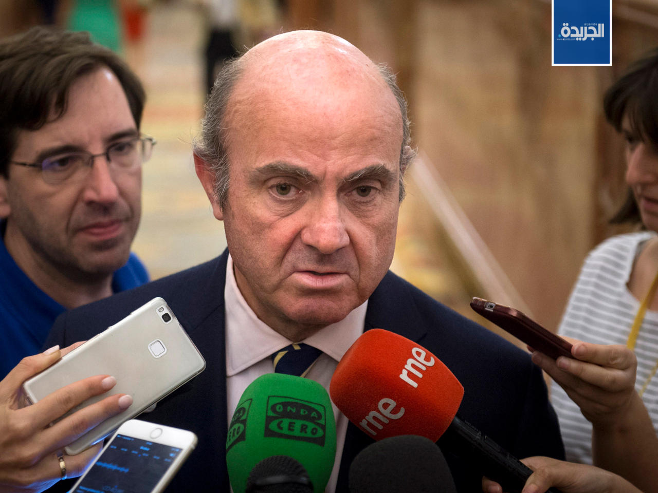 وزير الاقتصاد الاسباني لويس دو غيندوس