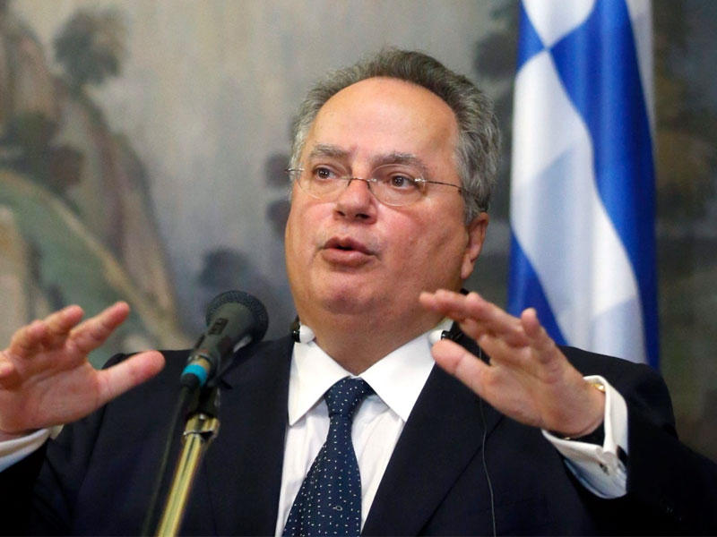 وزير الخارجية اليوناني نيكوس كوتزياس