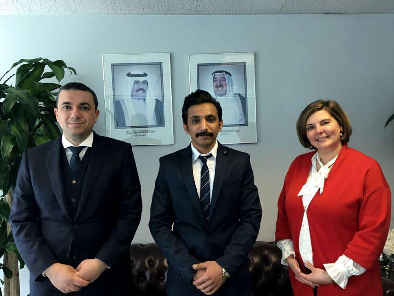 أسيل العوضي تستقبل اتحاد الطلبة 