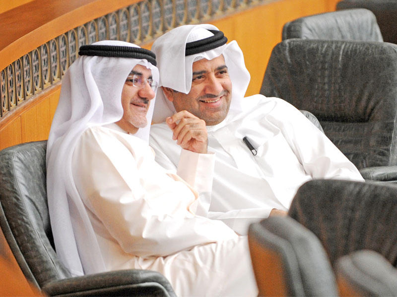 الرويعي وعبدالله في جلسة سابقة