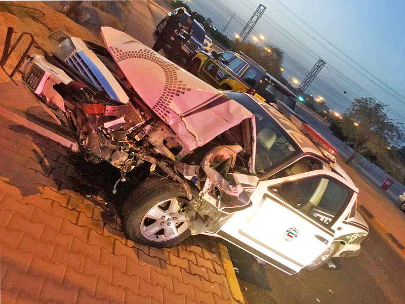 الدورية الأمنية بعد الحادث