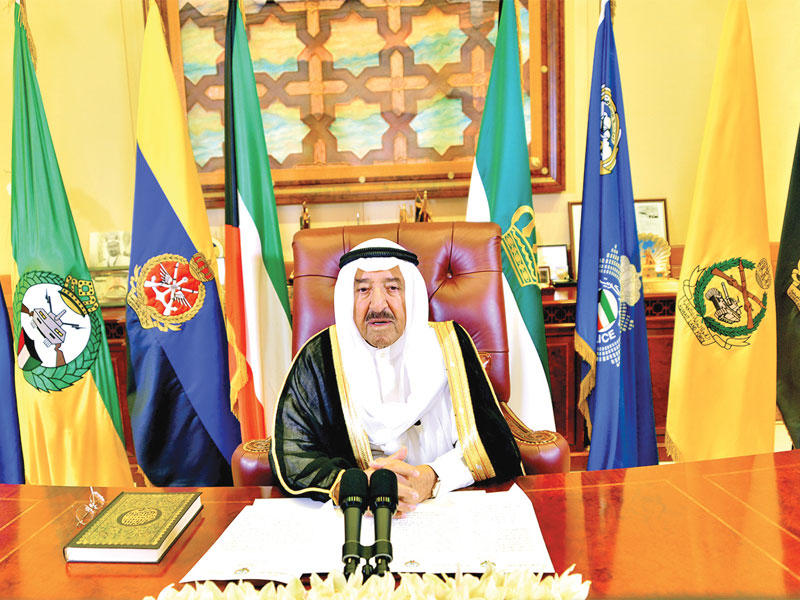 الأمير ملقياً كلمته أمس بمناسبة العشر الأواخر 