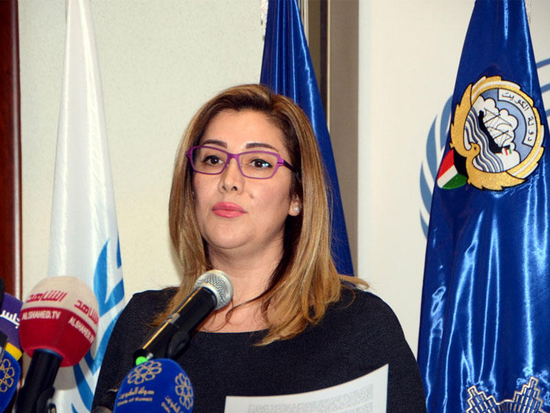  رئيسة مكتب المفوضية السامية للأمم المتحدة لشؤون اللاجئين في الكويت د. حنان حمدان