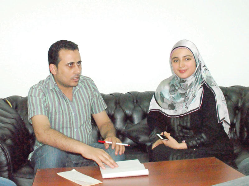 دعاء بولينا متحدثة إلى «الجريدة»