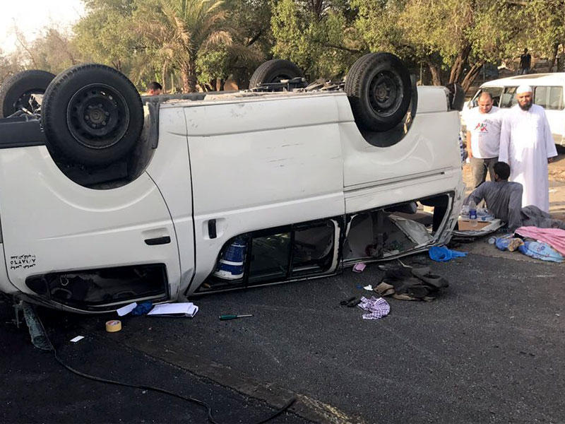 حادث طريق الملك فهد