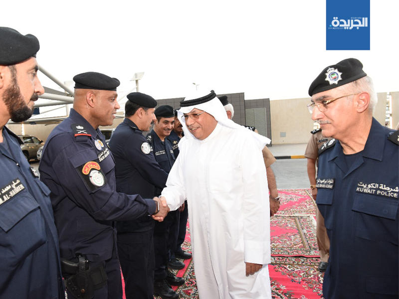 الجراح والدوسري خلال الزيارة