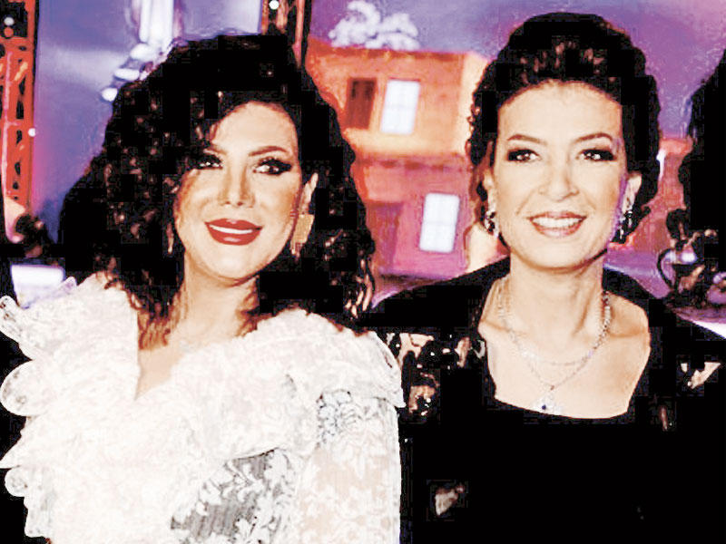 منال سلامة وإلهام الفضالة في مسلسل اليوم الأسود