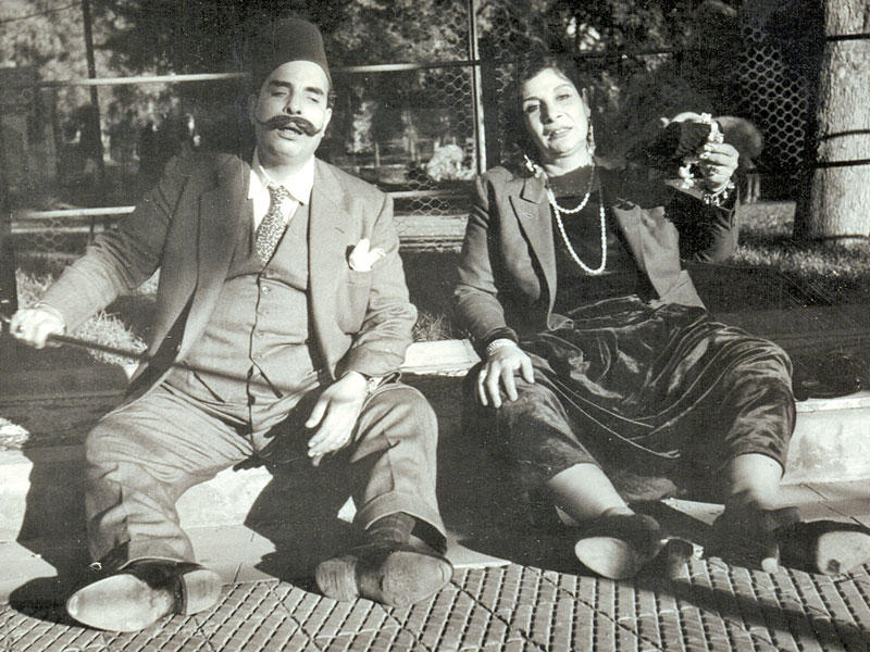 عبد الفتاح القصري وماري منيب