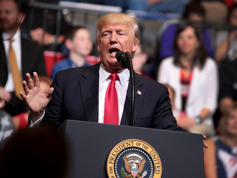  الرئيس الأميركي دونالد ترامب 