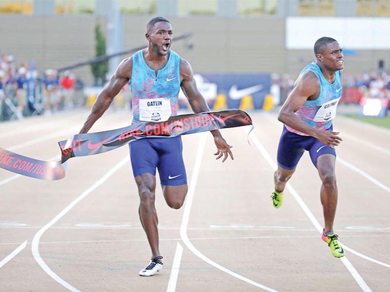 غاتلين عند خط النهاية