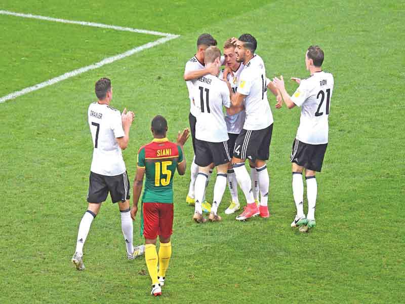 فرحة لاعبي المنتخب الألماني